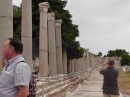 Ephesus -long line of columns off to the right of the South Gate.