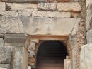 Ephesus -more of The Bouleutrion (sign of Christianity above arch).