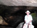 Dennis in the cave of Zeus.  No stalactites or stalagmites but it did have bats.
