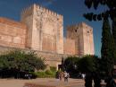 Plaza de los Aljibes (Square of the Cisterns) is the plaza between Palace of Charles V and Alcazaba and currently the location of several cultural events and festivities.