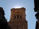 Bell tower of the Granada Cathedral –tolled the hour while we were there.