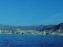 Spanish coastline as we head for Gibraltar.