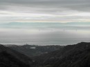 view over Santa Barbara from Romero Canyon