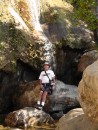 Dennis at bottom of Tangerine Falls