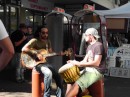 street musicians in Manly