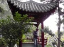 Chinese friendship garden  - an overlook for the garden - great reading spot
