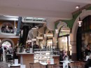 QVB - coffee bars througout down the middle of the retail stores