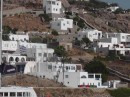 Hillside of Mykonos near marina - just outside of town.