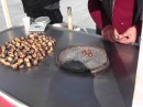 Taksim Square: Roasted chestnuts carts - seen all around town.