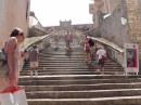 Dubrovnik: Stairway to Heaven? -no just the
stairs to St. Ignatius Church.