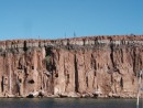 #03 cliff behind us at Ensenada de la Raza