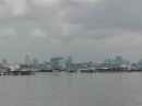 Singapore sky line from the northwest