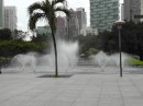 Kuala Lumpur Petronas towers fountain show