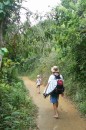 The long walk through the forests to Lopez Mendes beach from Las Palmas - but worth it