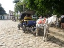 A cart horse ride through the town is a great way to act like a "real" tourist