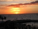 Fantastic sunset in La Paz