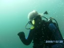 Underwater greeting from Greg Sr.