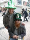 Steve & the owner getting into the craic