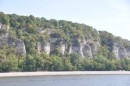 The bluffs on the Illinois side of the Mississippi River