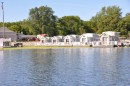 Some lovely floating summer homes along the Illinois River