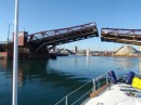 Following a tow through the first Bridges on the Calumet River.