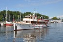 One of many fine yachts along the way - this one in South Haven