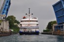 Cruiseship "Yorktown" leaving Charlevoix