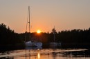 Sunset at Heywood Island