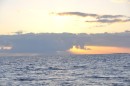 Sunrise leaving West End, Grand Bahama Island
