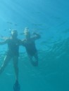 Jo and I snorkeling