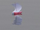 Paper boat race competitor, Porto Montenegro