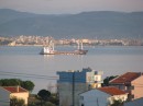 Ship transiting the Dardenelles, one of the world