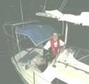 Phillip about to leave the Laurieton United Services Club Wharf at 0500 hours. 5/1/13