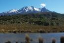 View of Mt. Ruapehu from the trail.