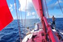 pretty red sail