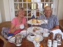 Afternoon tea at the Victoria Falls Hote