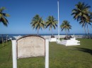   Garden in Levuka commemorating ceding to Queen Victoria full sovereignty over the Fijian Islands 