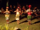Local children dancing at the Tongan Feast