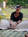 Pounding Kava for the ceremony at Tongan feast