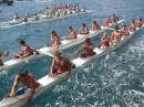 Finals of the canoe racing