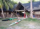 Ua Pou, Hakhau -Canoe club-house