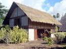 Hiva Oa, Atuona, Tourist Information Center made of traditional materials