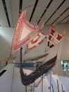Polynesian sails in Melbourne Museum