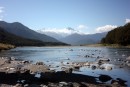 Lunch stop by Haast River