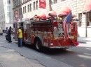New York Fire Engine complete with Stars & Stripes