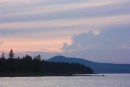 Sunset over Smiths Cove , Castine