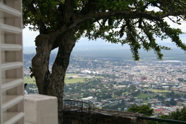 Looking over Port of Spain from Fort George