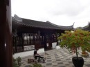 Tranquil courtyard for traditional tea