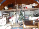 Inside the Hobbit House: A Hobbit House dressed for Christmas