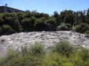 Mud Pool: Bubbling mud at temperatures up to 100 degrees
